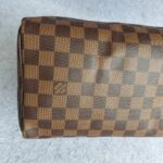 LV Speedy 25cm N41365 Damier Ebene Coated Canvas with Leather And Gold Hardware #TOUS-3 - Image 11