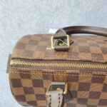 LV Speedy 25cm N41365 Damier Ebene Coated Canvas with Leather And Gold Hardware #TOUS-3 - Image 9
