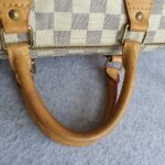 LV Speedy 30cm Damier Azur Coated Canvas with Gold Hardware #OEUT-10 - Image 19