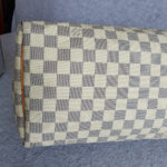 LV Speedy 30cm Damier Azur Coated Canvas with Gold Hardware #OEUT-10 - Image 11