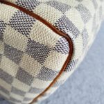LV Speedy 30cm Damier Azur Coated Canvas with Gold Hardware #OEUT-10 - Image 14