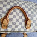 LV Speedy 30cm Damier Azur Coated Canvas with Gold Hardware #OEUT-10 - Image 23