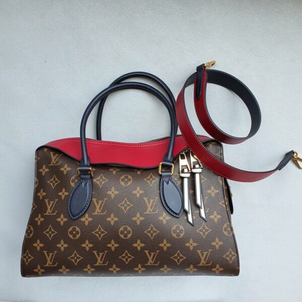LV Tuileries M44328 Brown Monogram Canvas with Leather and Gold Hardware #OEYU-1