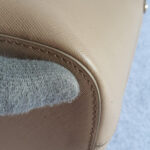 MCM Shopper Taupe Brown/ Lilac Printed Leather with Gold Hardware #OEYL-1 - Image 14