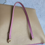 MCM Shopper Taupe Brown/ Lilac Printed Leather with Gold Hardware #OEYL-1 - Image 20