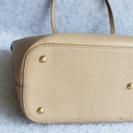 MCM Shopper Taupe Brown/ Lilac Printed Leather with Gold Hardware #OEYL-1 - Image 10