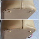 MCM Shopper Taupe Brown/ Lilac Printed Leather with Gold Hardware #OEYL-1 - Image 12