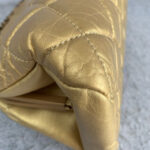 Chanel Mademoiselle Gold Aged Calfskin with Antique Gold Hardware #OLEK-2 - Image 14