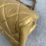 Chanel Mademoiselle Gold Aged Calfskin with Antique Gold Hardware #OLEK-2 - Image 15