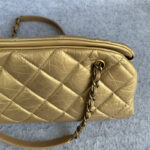 Chanel Mademoiselle Gold Aged Calfskin with Antique Gold Hardware #OLEK-2 - Image 10