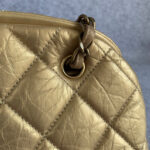 Chanel Mademoiselle Gold Aged Calfskin with Antique Gold Hardware #OLEK-2 - Image 19