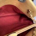 Chanel Mademoiselle Gold Aged Calfskin with Antique Gold Hardware #OLEK-2 - Image 27