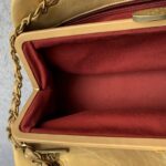 Chanel Mademoiselle Gold Aged Calfskin with Antique Gold Hardware #OLEK-2 - Image 40