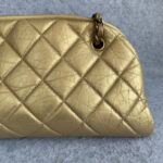 Chanel Mademoiselle Gold Aged Calfskin with Antique Gold Hardware #OLEK-2 - Image 5