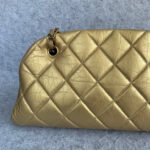 Chanel Mademoiselle Gold Aged Calfskin with Antique Gold Hardware #OLEK-2 - Image 6