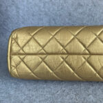Chanel Mademoiselle Gold Aged Calfskin with Antique Gold Hardware #OLEK-2 - Image 11