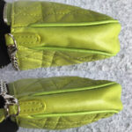 Dior Mini Pouch Green Lambskin with Silver Hardware #OETR-3 - Image 7