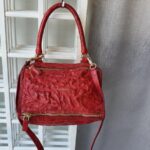 Givenchy Pandora Maroon Calf Leather with gold Hardware #OECL-2