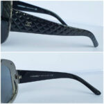 Chanel Black Acetate Frame Sunglasses #OEYY-3 - Image 7