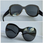 Chanel Black Acetate Frame Sunglasses #OEYY-3 - Image 3