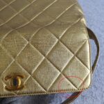 Chanel Vintage Bag Metallic Gold Lambskin with Gold Hardware #GLTRS-3 - Image 4