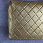 Chanel Vintage Bag Metallic Gold Lambskin with Gold Hardware #GLTRS-3 - Image 5