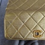 Chanel Vintage Bag Metallic Gold Lambskin with Gold Hardware #GLTRS-3 - Image 3