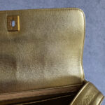 Chanel Vintage Bag Metallic Gold Lambskin with Gold Hardware #GLTRS-3 - Image 8