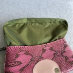 Dior Vintage Malice Bag Pink/Black Leather/Snake Skin with Silver Hardware #GLTOY-3 - Image 25