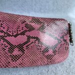 Dior Vintage Malice Bag Pink/Black Leather/Snake Skin with Silver Hardware #GLTOY-3 - Image 6