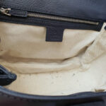Gucci Top Handle Medium Black Calf Leather with Silver Hardware and Bamboo Details #OLYL-2 - Image 34