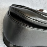 Gucci Top Handle Medium Black Calf Leather with Silver Hardware and Bamboo Details #OLYL-2 - Image 13