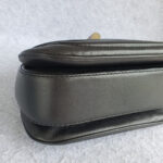 Gucci Top Handle Medium Black Calf Leather with Silver Hardware and Bamboo Details #OLYL-2 - Image 11