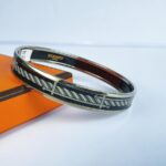 Hermes Bangle Printed Enamel #OEYY-4