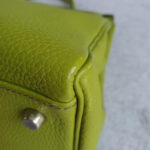 Hermes Kelly 35cm Vert Anis Togo Leather with Palladium Plated Hardware #OLKK-1 - Image 15