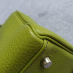 Hermes Kelly 35cm Vert Anis Togo Leather with Palladium Plated Hardware #OLKK-1 - Image 17