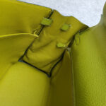 Hermes Kelly 35cm Vert Anis Togo Leather with Palladium Plated Hardware #OLKK-1 - Image 30