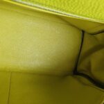 Hermes Kelly 35cm Vert Anis Togo Leather with Palladium Plated Hardware #OLKK-1 - Image 37