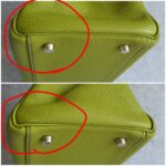 Hermes Kelly 35cm Vert Anis Togo Leather with Palladium Plated Hardware #OLKK-1 - Image 13