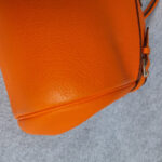 Hermes Atlas Tote Orange Leather with Palladium Hardware #OLYK-1 - Image 21