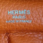Hermes Atlas Tote Orange Leather with Palladium Hardware #OLYK-1 - Image 28