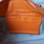Hermes Atlas Tote Orange Leather with Palladium Hardware #OLYK-1 - Image 34