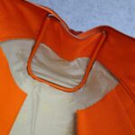 Hermes Atlas Tote Orange Leather with Palladium Hardware #OLYK-1 - Image 37