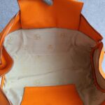 Hermes Atlas Tote Orange Leather with Palladium Hardware #OLYK-1 - Image 41