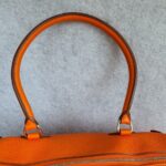 Hermes Atlas Tote Orange Leather with Palladium Hardware #OLYK-1 - Image 27