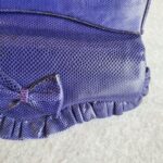 Judith Leiber Sling bag Blue Lizard Skin with Gold Hardware #GLTRK-1 - Image 4