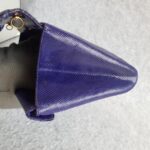 Judith Leiber Sling bag Blue Lizard Skin with Gold Hardware #GLTRK-1 - Image 7