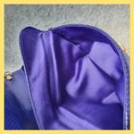 Judith Leiber Sling bag Blue Lizard Skin with Gold Hardware #GLTRK-1 - Image 24