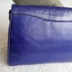 Judith Leiber Sling bag Blue Lizard Skin with Gold Hardware #GLTRK-1 - Image 5