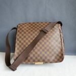 LV Bastille Messenger Damier Ebene Coated Canvas with Leather And Gold Hardware #GLOEC-2